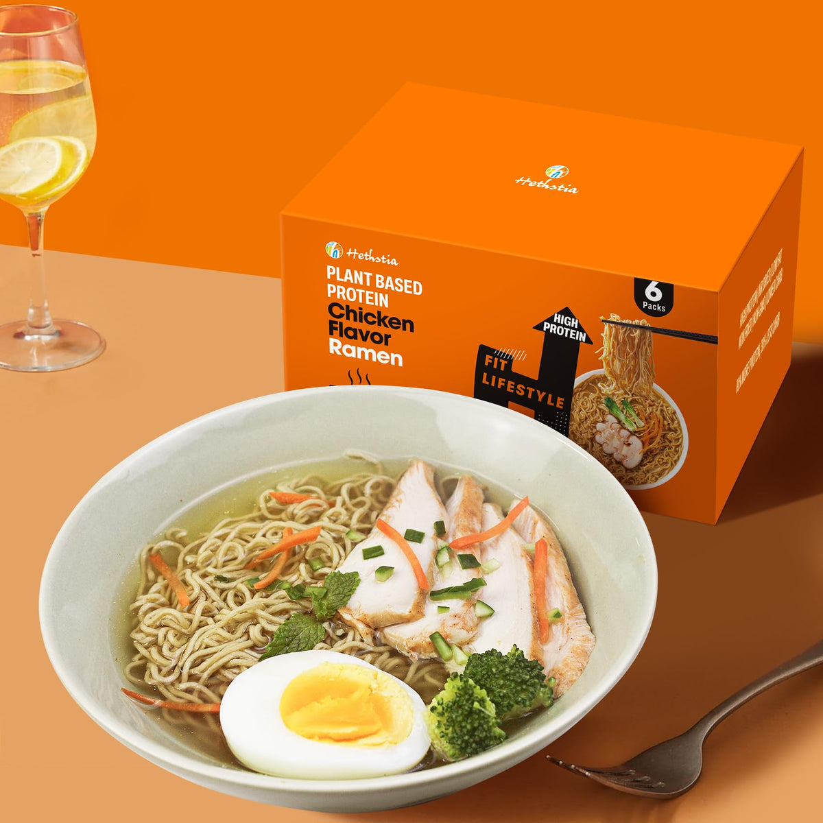 Hethstia egg-free dairy-free note highlights allergy-friendly choice