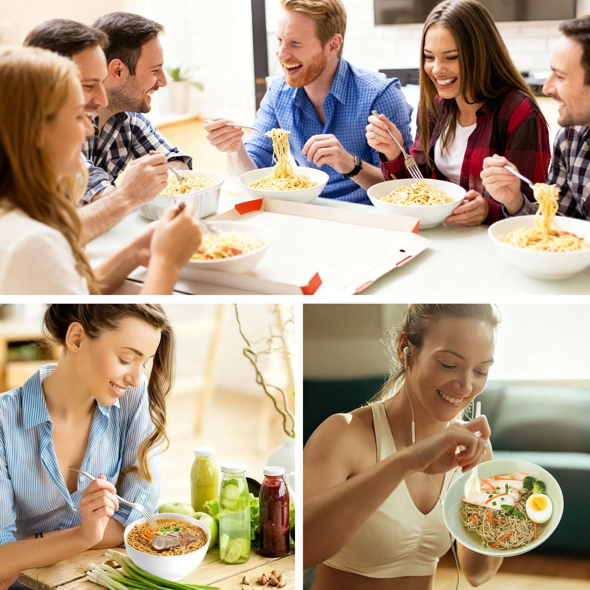 Hethstia High Protein Ramen plain post-workout bowl idea ready to eat.