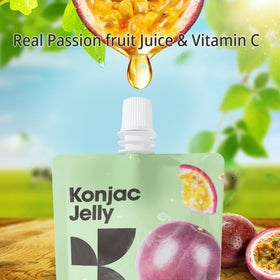 Vitamin C enriched Hethstia Konjac jelly highlighting wellness benefits