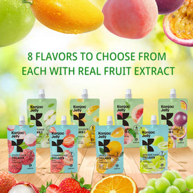 Boxed set of Hethstia Passion Fruit jelly pouches for gifting