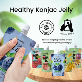 Hethstia Konjac Jelly passion fruit pouch adds vitamin C convenience.