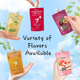 Hethstia Konjac Jelly Passion Fruit pouch provides vibrant flavor and zero sugar.