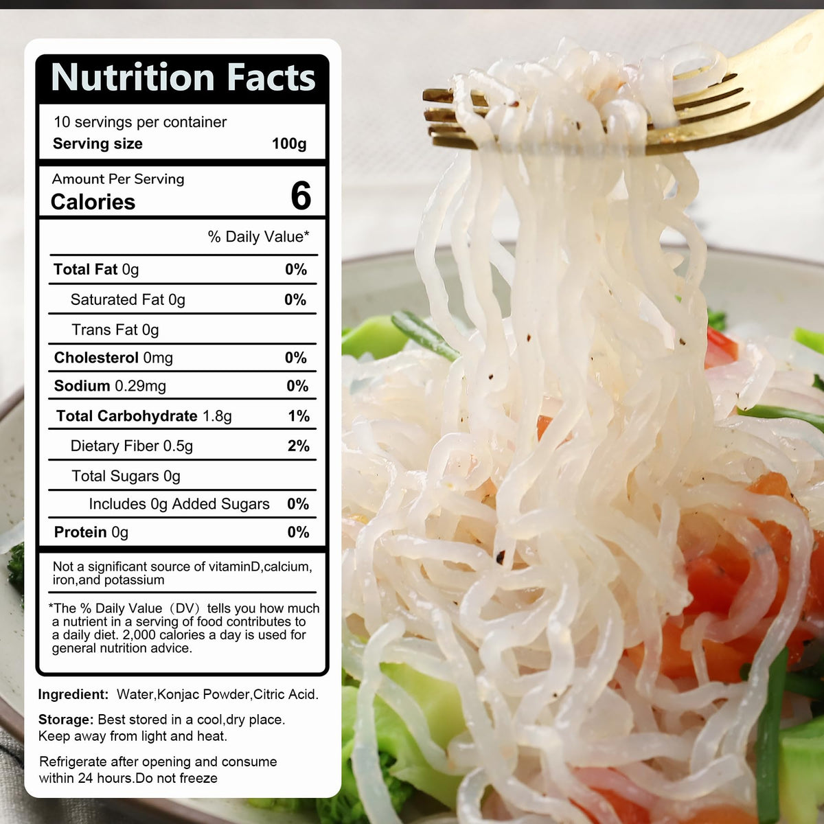 Hethstia Konjac Noodle gluten-free option for gluten-sensitive diets