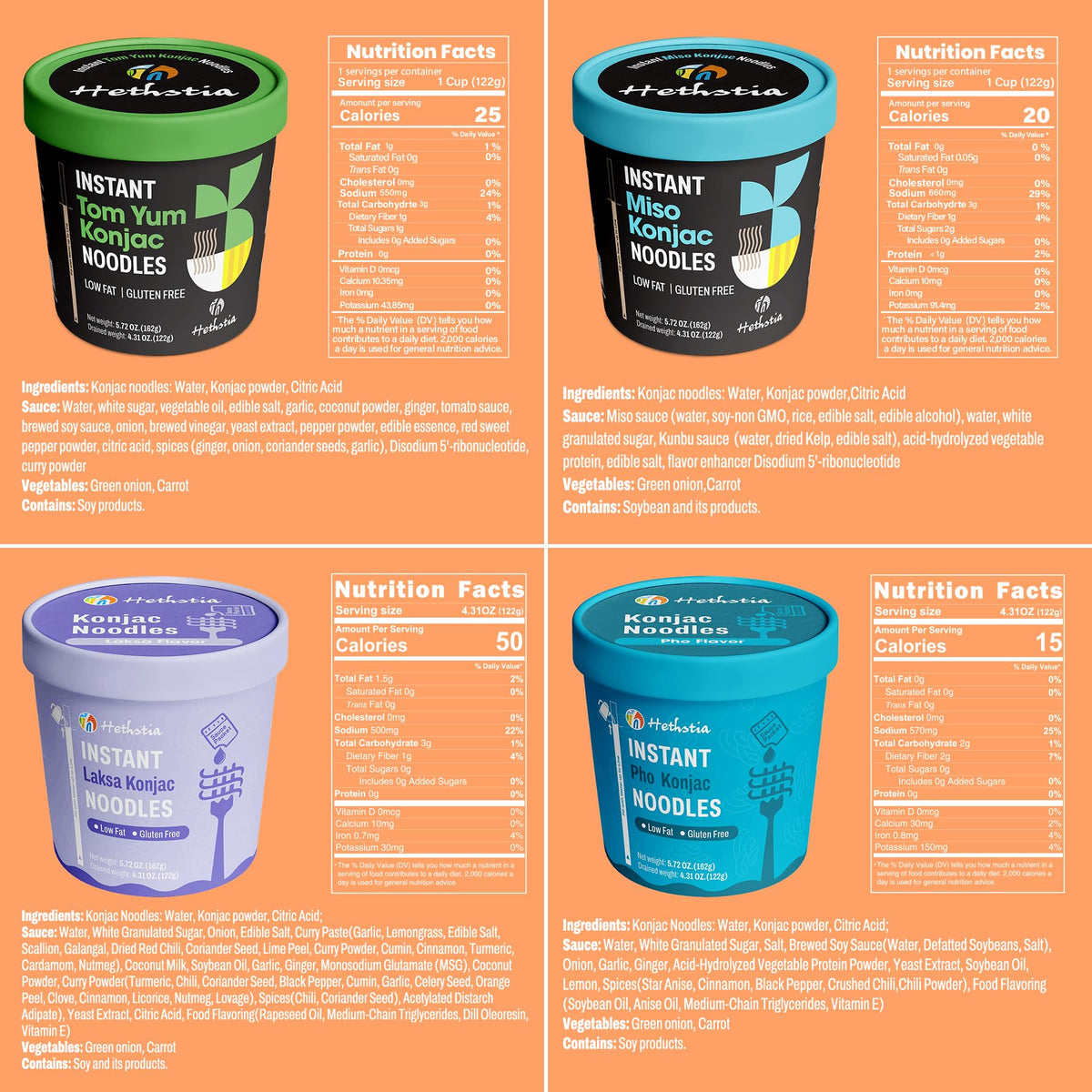 Hethstia 8-pack cups with miso broth deliver savory warmth.