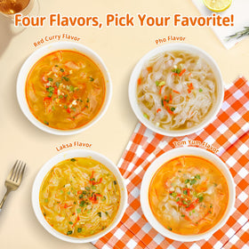 Hethstia Laksa flavor cup delivering rich, creamy coconut notes