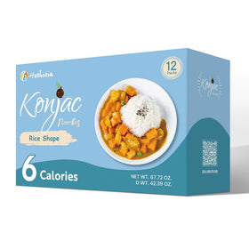 Hethstia Konjac Rice 12-pack box for easy healthy meals