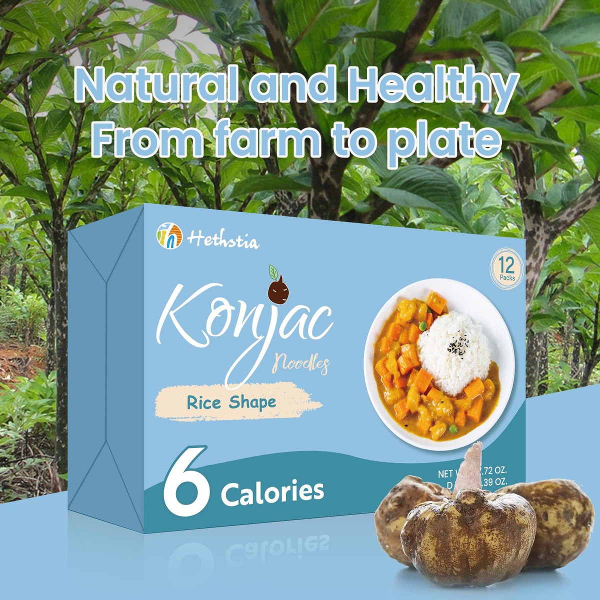 Damaged packaging replacement process for Hethstia Konjac Rice