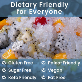 Hethstia Konjac Rice vegan and gluten-free option