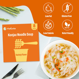 Hethstia miso flavor cup highlights convenient vegan nourishment.