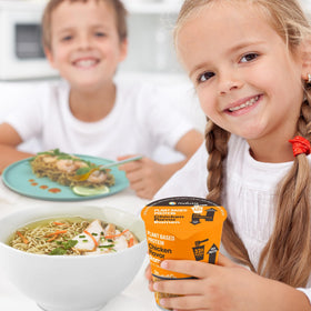 Hethstia Protein Ramen packaging-back reveals simple cooking directions for quick meals.