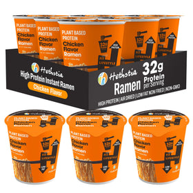 Hethstia Protein Ramen six-pack packaging shows quick, high-protein meals for busy days.