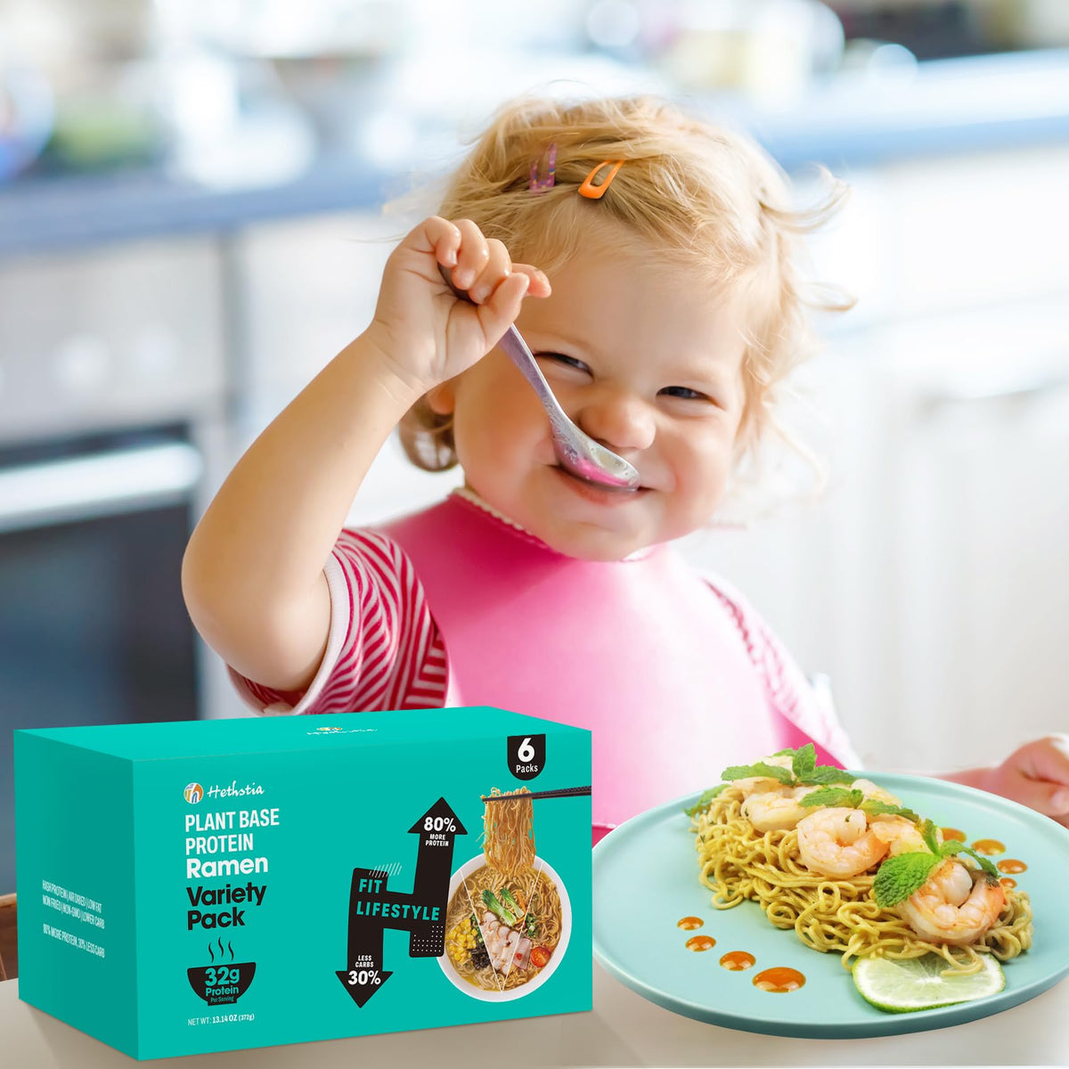 Hethstia non-GMO ingredients label signaling quality and traceability