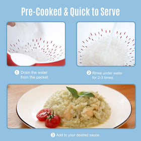 Hethstia Shirataki Rice in stir-fry highlights versatile, keto-friendly meals.