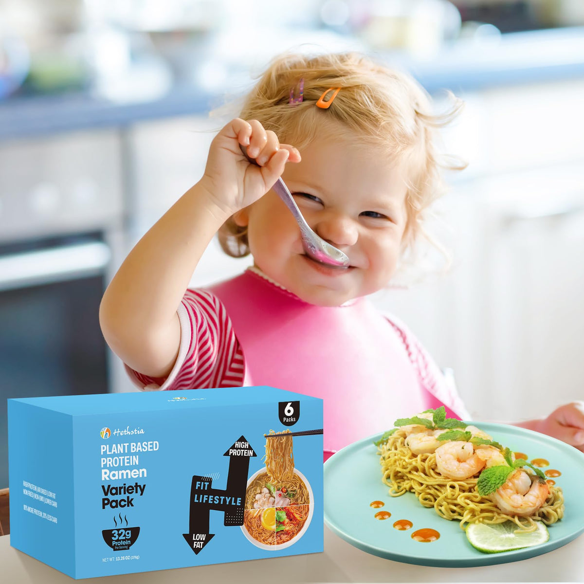 Hethstia spicy curry ramen steaming bowl ready in minutes