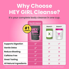 Hey Girl Tea Detox Tea relaxing moment, caffeine-free evening indulgence.