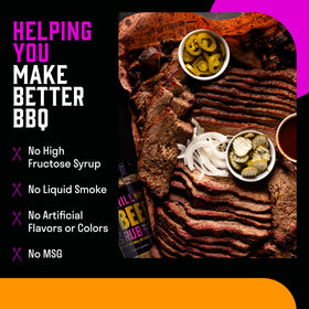 Hey Grill Hey Beef Rub sprinkled on vegetables for enhanced taste