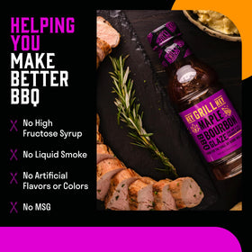Hey Grill Hey glaze on roasted veggies for a sweet smoky touch