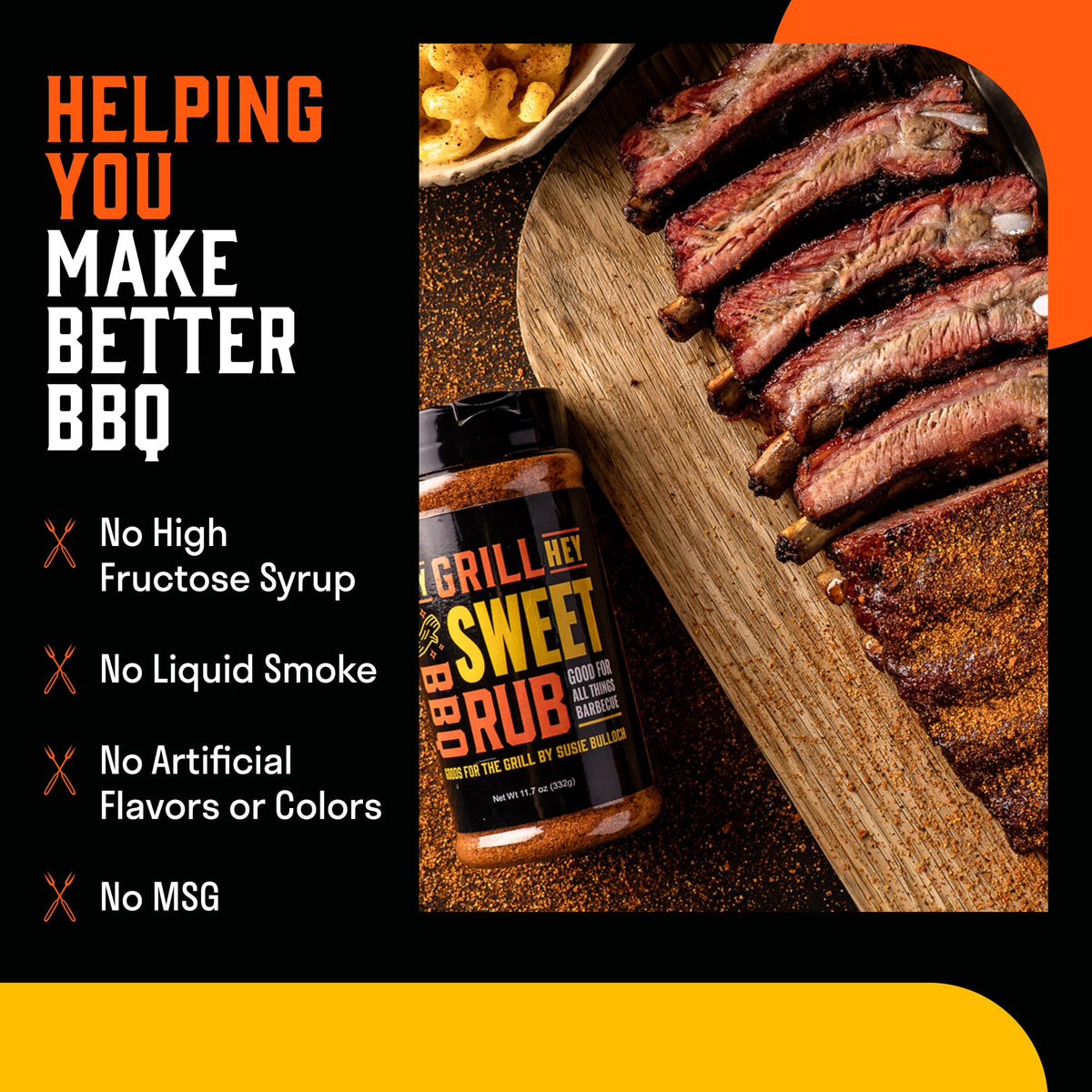 Hey Grill Hey Sweet Rub on vegetables for grill ready flavor