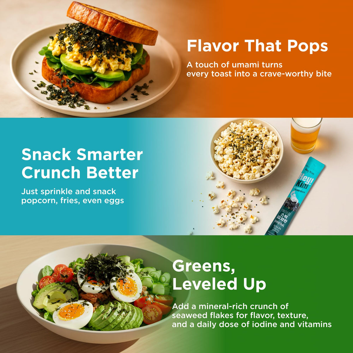 Heykim furikake seaweed rich in iodine and omega-3