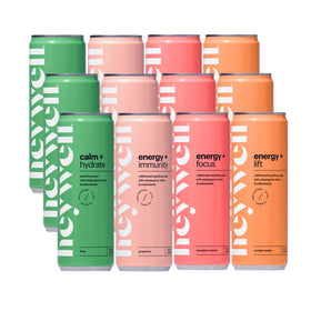 Heywell adaptogenic water lime bottle — refreshing energy lift with natural ingredients.