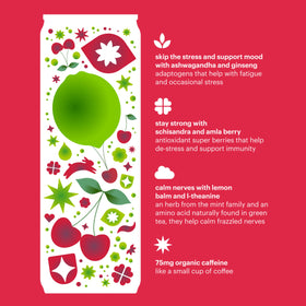 Heywell energy focus strawberry lemon can supports sharp concentration