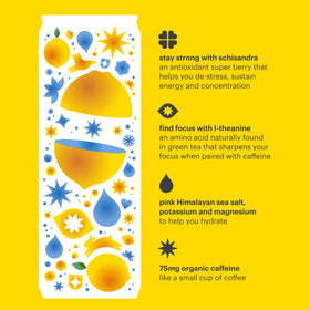 Heywell energy hydrate lemon fizz bottle promotes hydration during workouts