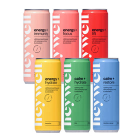 Heywell Sparkling Adaptogenic can front view, ready for a refreshing lift without alcohol.