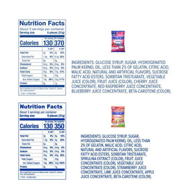 HI-CHEW bags for sharing at parties and road trips.