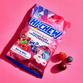 HI-CHEW Berry Mix sharing moments with individually wrapped treats.