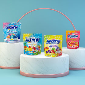 HI-CHEW's smooth, chewy, fruity texture for long-lasting flavor.