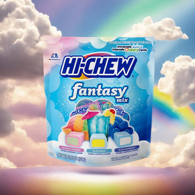 HI-CHEW Fantasy Mix Blue Hawaii pack front showing tropical flavors