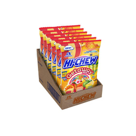 HI-CHEW Getaway Mix Mai Tai bag; vibrant, refreshing chew for party snacking.
