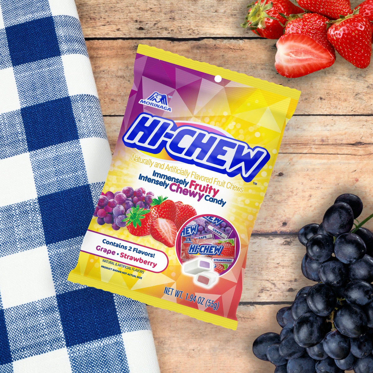 Gluten-free HI-CHEW fruit candy pack ideal for fruit-flavor fans
