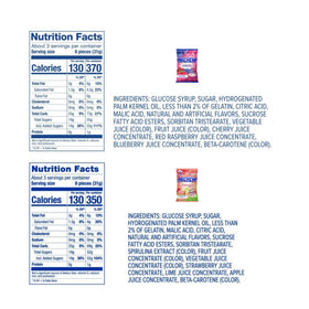 HI-CHEW colorful candies showcase gluten-free ingredients and no synthetic colors.