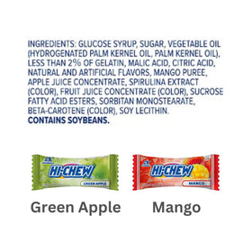Closeup of HI-CHEW double-layer design highlighting chewy texture.