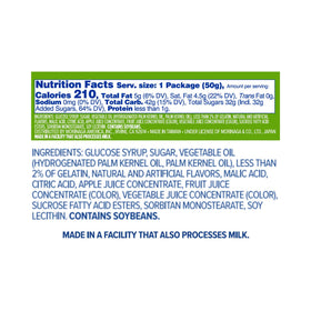 Glossy double-layer candy design showcasing layered fruity flavor.