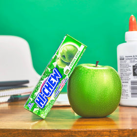 Gluten-free HI-CHEW with real fruit flavors, no artificial colors.