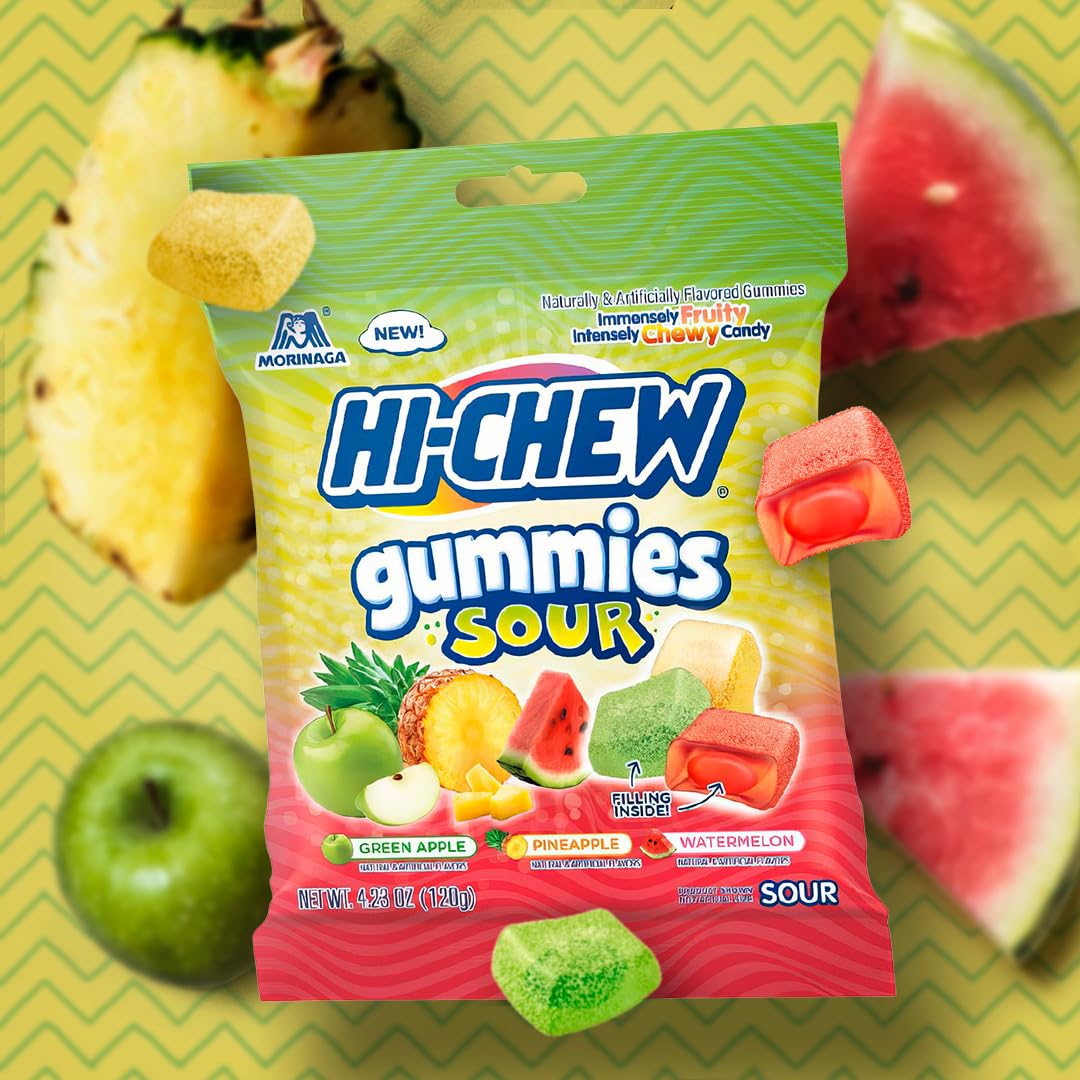 HI-CHEW double-layer design, evolving fruit flavors as you chew