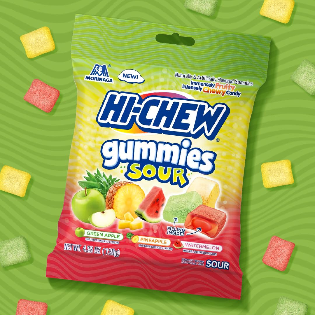 HI-CHEW individually wrapped pieces for convenient on-the-go snacking