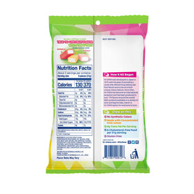 HI-CHEW watermelon-lemon-grapefruit bag close-up highlights individually wrapped bites for convenient on-the-go snacking.