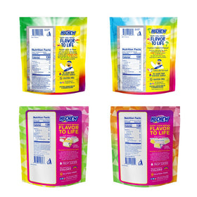HI-CHEW stand-up pouch packaging ideal for sharing at gatherings
