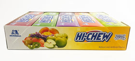 Hi-Chew sticks mango and kiwi mix suggests tropical flavors ideal for snacking