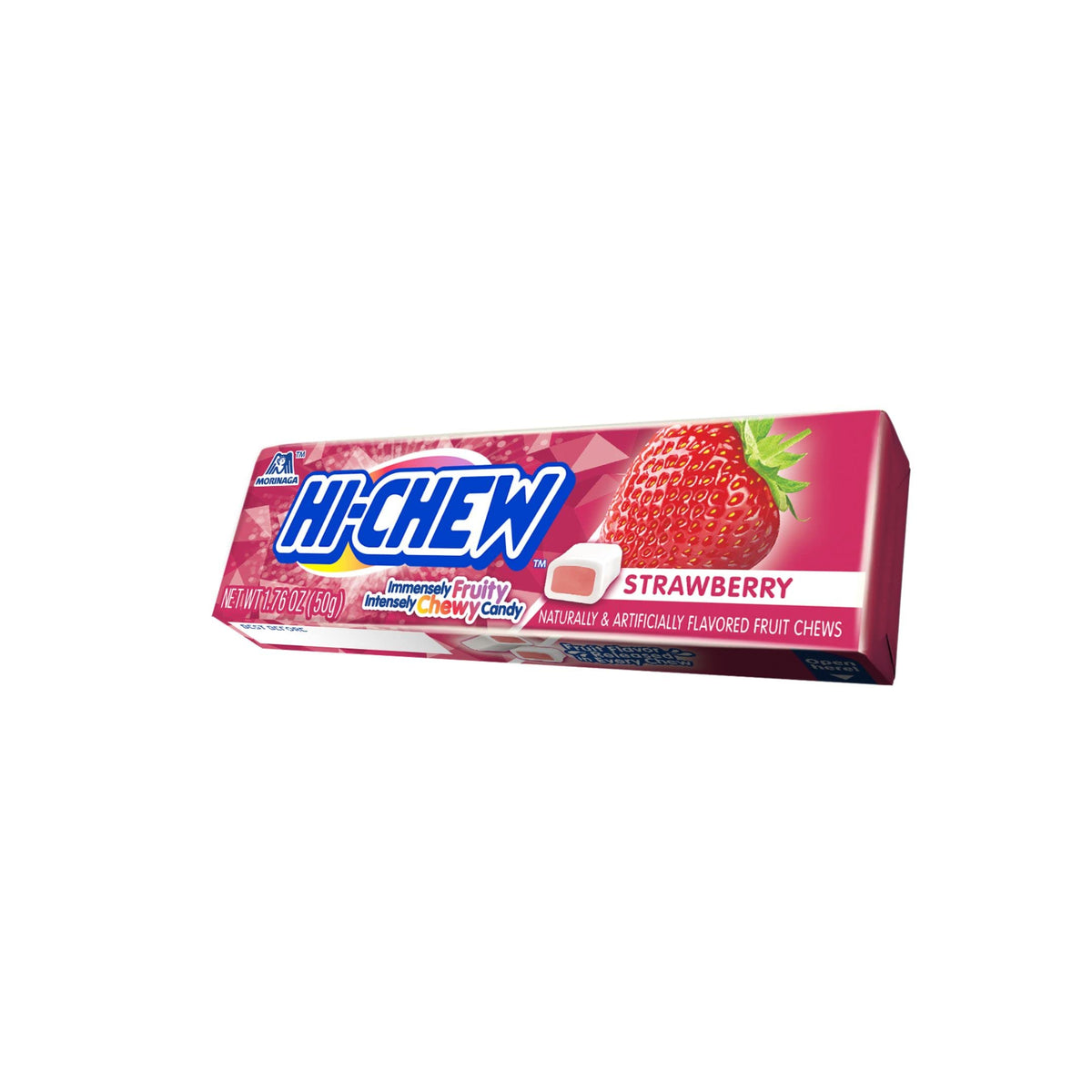 Close-up of HI-CHEW Sticks texture highlighting double-layer chew