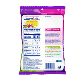 HI-CHEW Superfruit Mix assorted fruits shows vibrant, real-fruit flavors