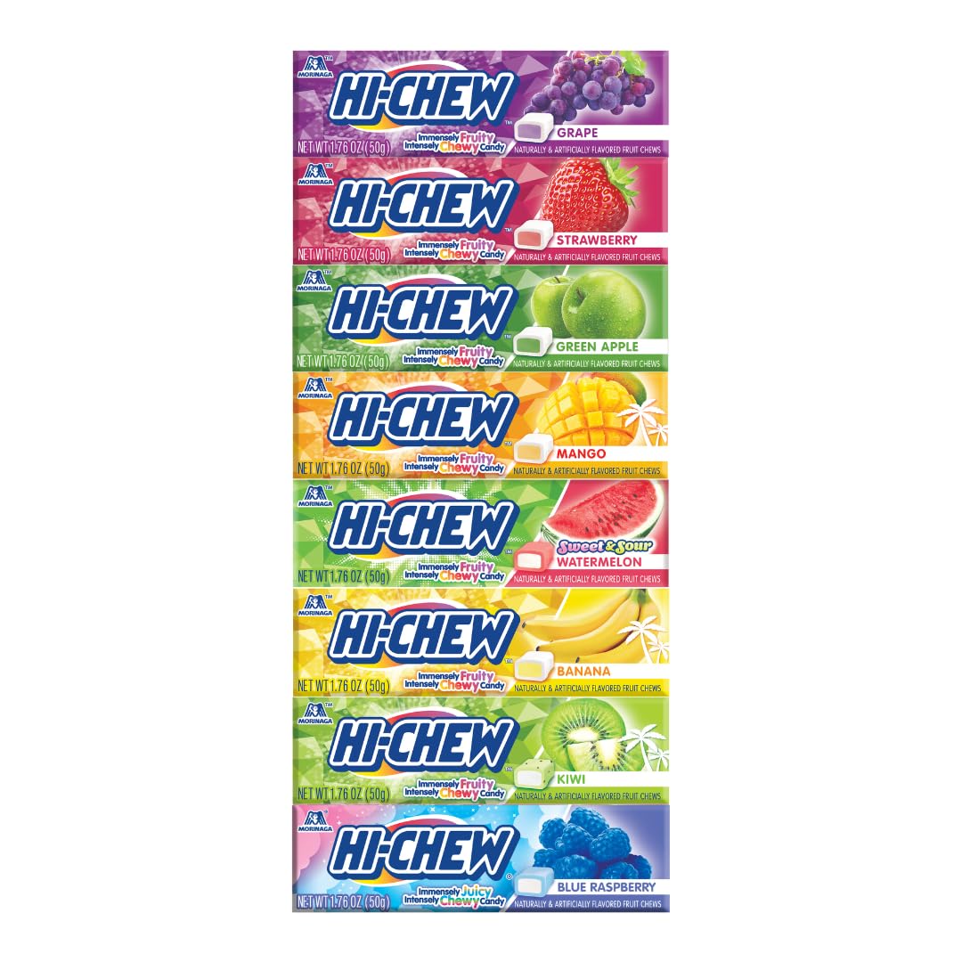 HI-CHEW variety sticks pack with bright flavors for on-the-go snacking