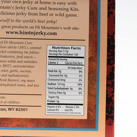 Hi Mountain kit seasons up to 15 lbs of meat for batches