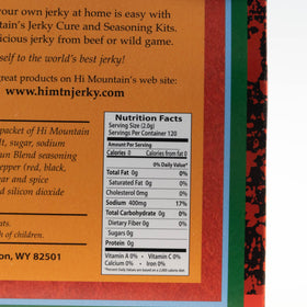 Hi Mountain Cajun Blend Kit seasons up to 15 lbs of meat.