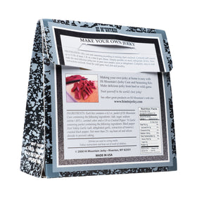 Hi Mountain cure packet close up for safe meat curing and jerky prep