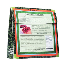 Hi Mountain Cure packet for safe preservation during home jerky making.