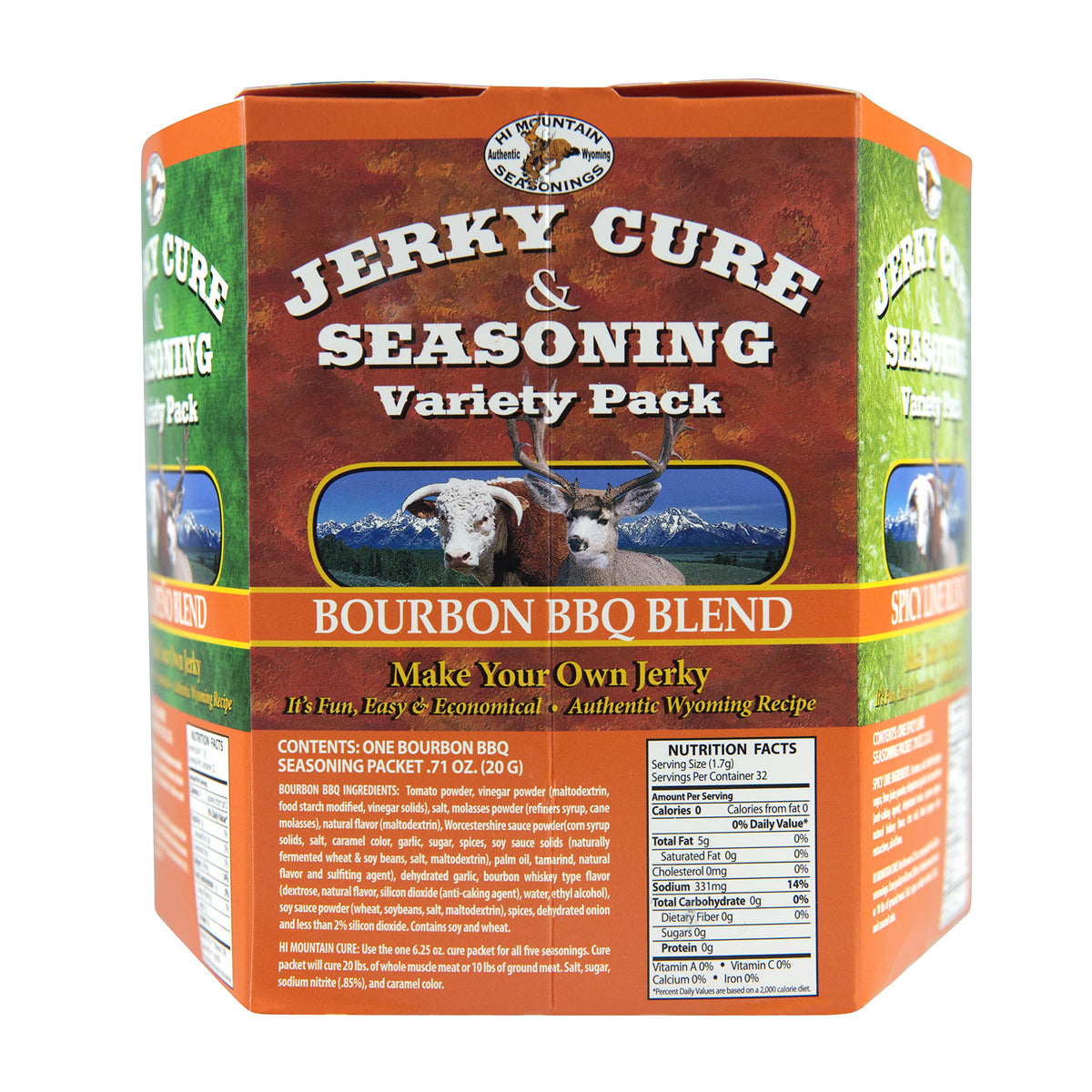 Hi Mountain Jerky Cure packet ensures safe curing for high-quality jerky